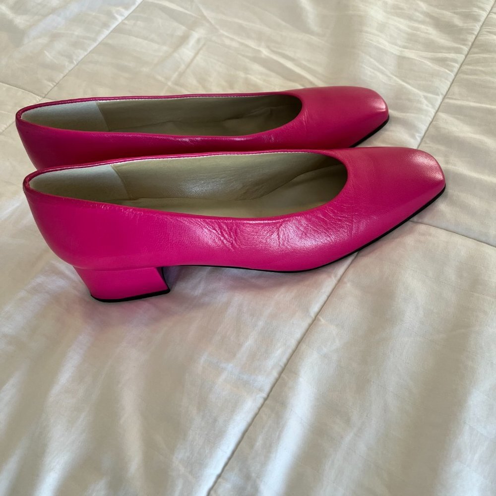 Liz Claiborne Pink Leather Heels - Picture 11 of 13